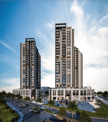 Up View Mixed-Use Development
